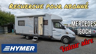 Recherche pour abonné  un campingcar de qualité Hymer et Mercedes [upl. by Ilatan]