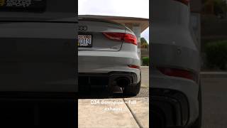 Audi RS3 best exhaust sound [upl. by Omolhs]