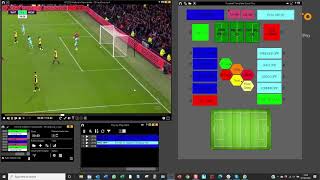 Tagging football shots with a pitch map  Nacsport video analysis software graphic descriptor [upl. by Alul]