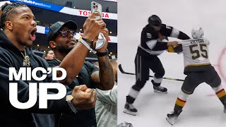 NFL Pros React To A Hockey Fight  LA Chargers [upl. by Tristam473]