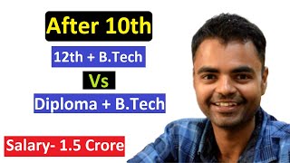 What After 10th 12th  BTech or Diploma  B Tech Which is Having Best Future Scope in India Salary [upl. by Mirabella]