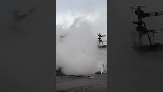 926 quotREPTONquot disappears in cloud of steam  NYMR Grosmont shorts [upl. by Nevuer]