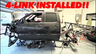 4 link suspension on my GMC sierra prerunner  build series  PART 6 [upl. by Nnad]