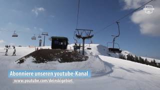 Liftverbund Feldberg Fahrt mit der Doppelsesselbahn Seebuck [upl. by Saitam]