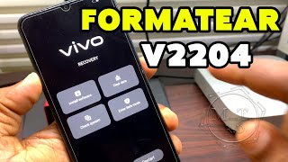 HARD RESET VIVO V2204 Y16⎪FORMATEAR VIVO V2204 Y16 OLVIDE la CONTRASEÑA DE PANTALLA ANDROID SIN PC [upl. by Oiceladni]