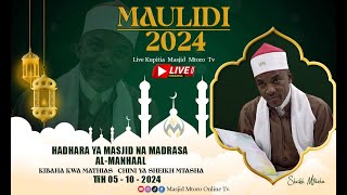 🔴LIVEHADHARA YA MAULIDI KIBAHA KWA MATHIAS MASJID NA MADRASATUL ALMANHAAL  SHEIKH MTASHA 2024 [upl. by Ahsita]