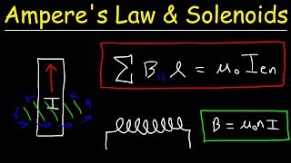 Amperes Law amp Magnetic Field of a Solenoid  Physics amp Electromagnetism [upl. by Koehler]