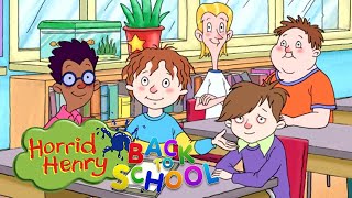 Back to School Horrid Henry Compilation  Cartoons for Kids [upl. by Aschim]