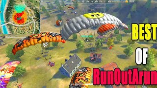 Best of RunOutArun in Rank match free fire best attacking tricks Run Gaming [upl. by Aihsek]