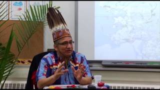 The battle of Maple Island Chief Dean Sayers talks to students [upl. by Annoed]