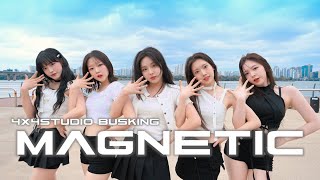 4X4 아일릿 ILLIT  마그네틱 Magnetic 안무 댄스커버 DANCE COVER 4X4STUDIO KPOP IN PUBLIC [upl. by Retnuh410]