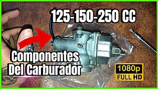 Compontes y Mantenimiento Del Carburador de MotosBajas Cilindradas [upl. by Eittah]