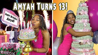 Amyahs 13th BIRTHDAY SURPRISE [upl. by Odnalo677]