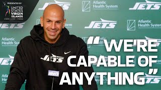 Robert Saleh Press Conference 95  New York Jets [upl. by Yeffej]