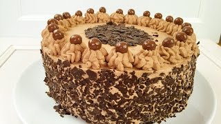 Schoko Sahne Torte  Schokoladen Sahnetorte  Schokotorte [upl. by Krefetz777]