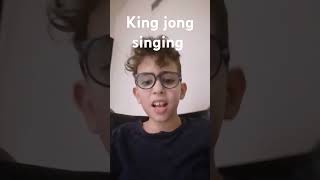 Singing of King jong 🇰🇵rap [upl. by Saffren441]