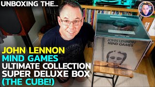 John Lennon MIND GAMES Super Deluxe Unboxing The Cube [upl. by Jethro]