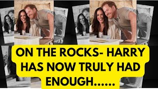 HARRY HAS HAD ENOUGH  ON THE ROCKS meghanmarkle princeharrry meghan [upl. by Strephon]