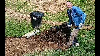 8 Months Later  15 Minutes to Make a Cheap and Easy Compost Barrel DIY [upl. by Leahey]