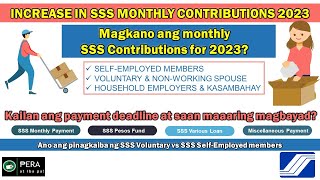 SSS Monthly Contributions 2024 for Self Employed amp Voluntary Members  at Saan Maaaring Magbayad [upl. by Pattani]