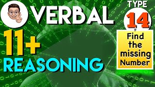 11 Plus Verbal Reasoning  VR Type 14  Find the missing number  Lessonade [upl. by Ellecrad845]