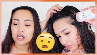 WASHING MY HAIR ONLY WITH AN ACV RINSE FOR 1 WEEK  dpHUE ACV RINSE REVIEW [upl. by Kreit328]