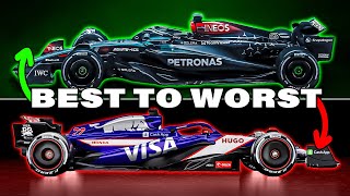 My Best to Worst 2024 F1 Cars RANKED [upl. by Ailil]