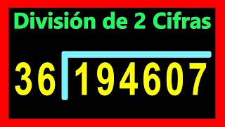 ✅👉Divisiones de 2 cifras y 6 dividendos ✅Dividir por 2 cifras [upl. by Sherr]