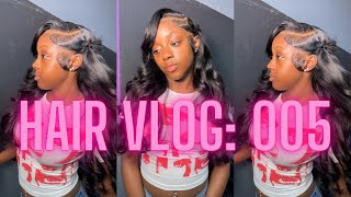 ☆HAIR VLOG 005☆ 22 Inch Body Wave 13x4 Wig Install amp Honest Review Pre Pluckedft Asteria Hair [upl. by Armond]