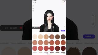 yeji zepeto face tutorial New version for gold [upl. by Eidnam]