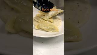 Homemade ravioli  Ravioli  Italian ravioli recipe  Food  Alfredo sauce ravioli alfredo recipe [upl. by Aralc]