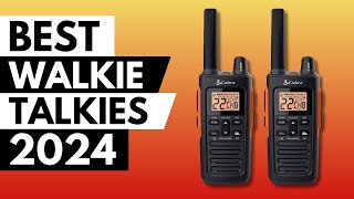 ✅ TOP 5 Best Walkie Talkie for Long Distance 2024  Two Way Radio Communications [upl. by Browning681]