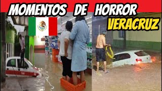 Imágenes Impactantes Veracruz bajo el agua Fuertes lluvias e inundaciones en Boca del Rio Veracruz [upl. by Adeys]