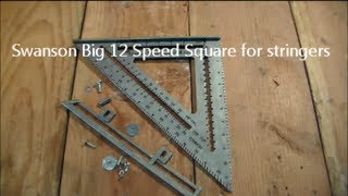 Swanson Big 12 Speed Square for Stringers [upl. by Rednav]