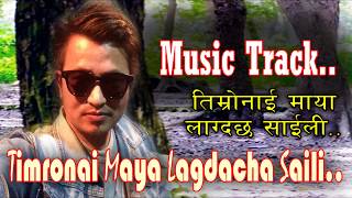 Timro Nai Maya Lagdacha Saili MUSIC TRACK [upl. by Cirdes348]