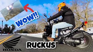 2024 Honda Ruckus Riding Adventure Cold Country Winter RideUnderwater civil War Relic Found [upl. by Auj484]