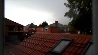 Thunderstorm  Manchester UK  29 July 2013 UNCUT [upl. by Nisaj]