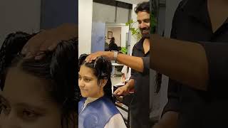 A guide line to hair cutting 🤣 freshhaircut guideline shortvideo [upl. by Canon]