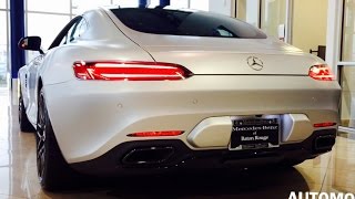 SOUND 2016 MercedesAMG GT S Start Up Exhaust Idle [upl. by Llereg]