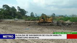 ALCALDIA DE SAN MARCOS DE COLON HABILITA CREMATORIO MUNICIPAL [upl. by Oinota]