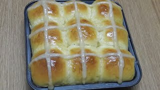 Hot Cross Bun RecipeHow To Make Hot Cross Bun at Homesoft Bun in Urdu [upl. by Avie]