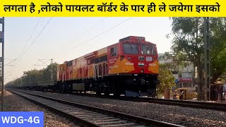 wdg4g with military goods train going towards jaipur junction trainswithvijay [upl. by Muryh]