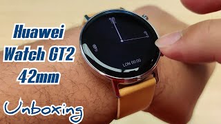 Huawei Watch GT2 42mm  Unboxing amp Hands On  Buy Link  Description [upl. by Yank]