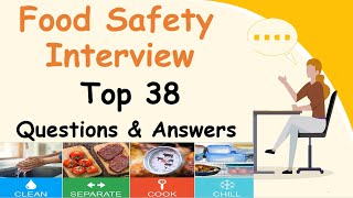 Food safety  38 Interview Questions for Food Safety With Sample Questions and Answers [upl. by Ailis]