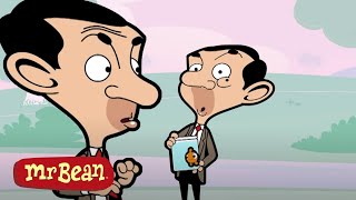 Mr Bean Moments  Funny Clips Mr Bean Animated S2  Fish Sitting  Mr Bean Cartoons [upl. by Chelsy]