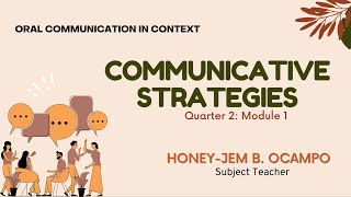 Communicative Strategies [upl. by Freytag]