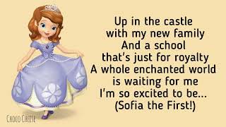 Sofia the first lyrics [upl. by Yelsnik]