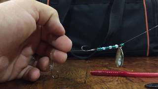 Rigging bait onto a spinner rig [upl. by Laehcar]