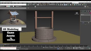 3D Modeling in 3dsMax I How To Model Game Assets [upl. by Dachy]