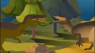 Baryonyx Limbo VS Irritator VS Suchomimus Jurassic park builder animation dc2 drawingcartoons2 [upl. by Ten]